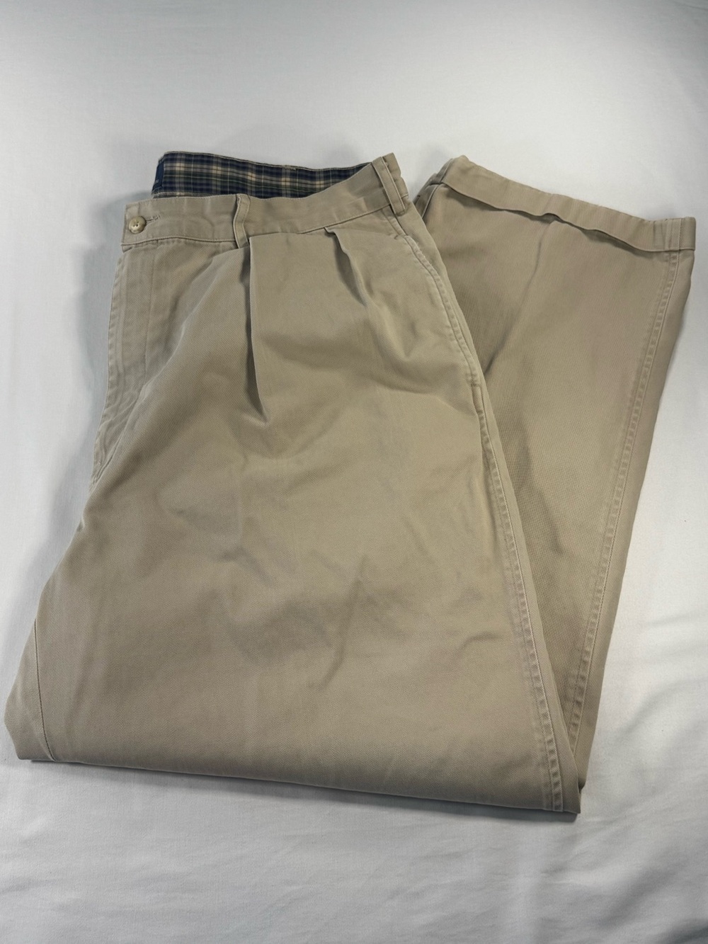 Vintage Polo Ralph Lauren The Classic Golf Cuffed Pleated Pant Made in USA 36x28
